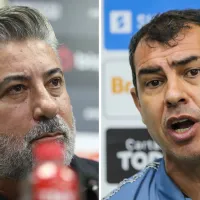 Gallo e Carille mal se comunicam nos bastidores do Santos