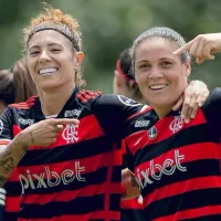 Torcida do Flamengo comemora renovação do contrato de Cristiane