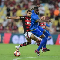 Juninho participa de lance polêmico em Flamengo x Sampaio Corrêa