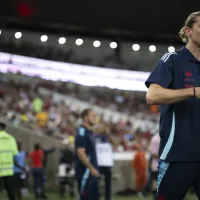 Filipe Luís avisa Arrascaeta que amizade não ganha vaga no Flamengo e meia uruguaio responde bem 