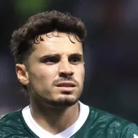 São Paulo faz reclamação sobre Raphael Veiga em comemoração de gol do Palmeiras, diz presidente da FPF 