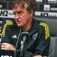 “Vai nos favorecer”; Cuca é direto sobre o Atlético-MG jogar no sintético na Arena MRV