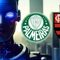 Palpite da inteligência artificial crava Palmeiras x Flamengo tendo 5 gols