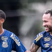 Robinho Júnior já chama atenção do mercado europeu e atacante do Santos é monitorado por ingleses