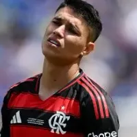 Luiz Araújo ficou inconsolável após eliminação do Flamengo para o Bayern no Mundial de Clubes