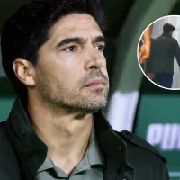 Câmeras flagram revolta de Abel Ferreira ao chutar microfone após Palmeiras x Grêmio