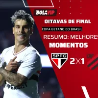 Resumo completo: São Paulo vence Athletico-PR e sai na frente em duelo pelas oitavas da Copa do Brasil