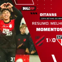 Athletico-PR elimina o São Paulo nos pênaltis e segue na Copa Betano do Brasil