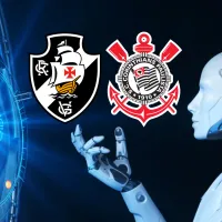Vasco x Corinthians: inteligência artificial prevê time de Rodrigo Garro vencendo por 2 a 1