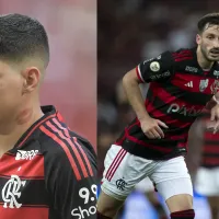 Ayrton Lucas foi titular em 14 jogos pelo Flamengo em 2025, superando Matías Viña em número de partidas