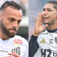 Guilherme, do Santos, marcou 30% mais gols que Rony, do Atlético-MG, em 2025