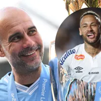 Pep Guardiola, técnico do Manchester City, revela desejo de ter jogado com Neymar, do Santos