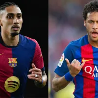 Concorrendo a Bola de Ouro, Raphinha tem números 60,6% inferiores aos de Neymar pelo Barcelona