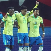 Estêvão marca segundo gol com a camisa da Seleção e quarteto ofensivo brilha no primeiro tempo contra Coreia