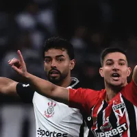 Bidu e Cedric discutem em Corinthians x São Paulo e Daronco intervém com cartão para português