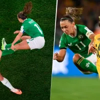 Video: brutal falta de una jugadora de Irlanda en el debut del Mundial