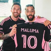 Fotón: Maluma fue a Miami por la bendición de Messi para su nuevo álbum
