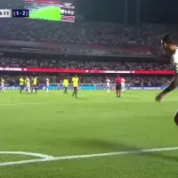 Primera asistencia de James con Sao Paulo en la Sudamericana