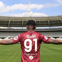 Así fue presentado Duván Zapata por su nuevo equipo, Torino