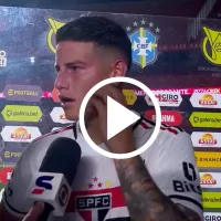 Las palabras de James Rodríguez tras errar un nuevo penal con Sao Paulo