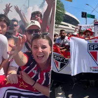 Video: gran recibimiento a James y Sao Paulo para la final de Copa
