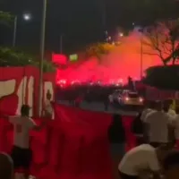 Impresionante recibimiento de la hinchada de América en Pereira