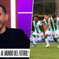 Víctor Aristizábal no aguantó el llanto por el debut de su hijo Emilio con Atlético Nacional