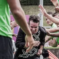 Rigo en la sede de Nacional: foto con Higuita y mensaje de agradecimiento