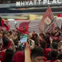 Hinchas de América de Cali se tomaron Bogotá: así fue el banderazo en apoyo a los jugadores