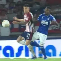 ¿Fue penal? Junior se adelantó en la Superliga tras una decisión controversial