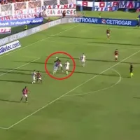Diego Herazo marcó su primer golazo con San Lorenzo al estilo ‘Lukaku’