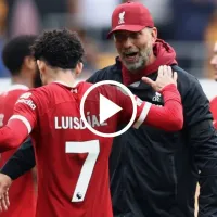 Lo que no se vio en la victoria del Liverpool: Luis Díaz celebró igual que Klopp sin tener que mirarse