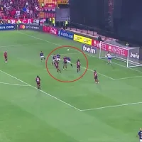 El palo le impide a Millonarios abrir el marcador ante Flamengo en El Campín