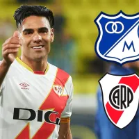 Sorprendió a todos: Falcao eligió entre Millonarios y River Plate