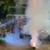 Como en la Copa Libertadores: hinchas de Bucaramanga no dejaron dormir a los jugadores de Santa Fe