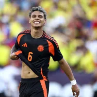 La emotiva dedicatoria de Richard Ríos tras su primer gol con la Selección Colombia