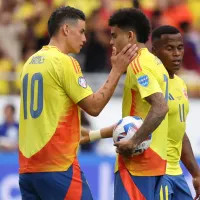 El gesto de Luis Díaz con James Rodríguez en la goleada de Colombia a Panamá