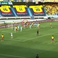 Yerson Mosquera puso el primero de la Selección Colombia ante Argentina