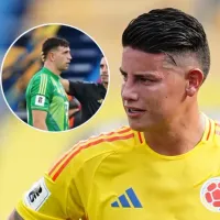 El mensaje que James le envió a Dibu Martínez y a Argentina por su gol con Colombia