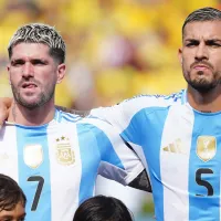 La queja de Rodrigo de Paul por los silbidos al himno de Argentina en Barranquilla