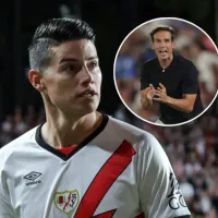 El DT de Rayo Vallecano respondió por qué James solo jugó 11 minutos