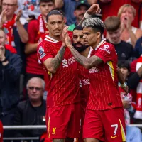 Tierno posteo de Díaz para celebrar el primer gol de Darwin Núñez