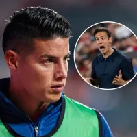 Las cuatro palabras que el DT de Rayo Vallecano le dijo a James Rodríguez por no ser titular