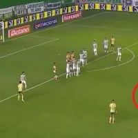 Richard Ríos anotó gol de tiro libre con Palmeiras ante Juventude