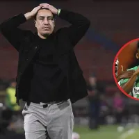 Técnico de Atlético Nacional se pronunció por lo ocurrido con Alfredo Morelos