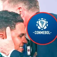 El cruce de palabras del presidente de Conmebol con Juanfer en la premiación