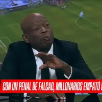 El Tino Asprilla explotó en televisión por el penal a Falcao