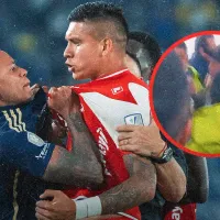 Revelan las primeras imágenes de la pelea en el camerino entre Millonarios y Santa Fe