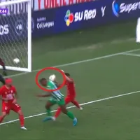 La mano en el área de América de Cali que Atlético Nacional reclamó como penal