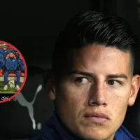 Ni sus compañeros lo quieren: la foto del Rayo Vallecano 'ninguneando' a James Rodríguez